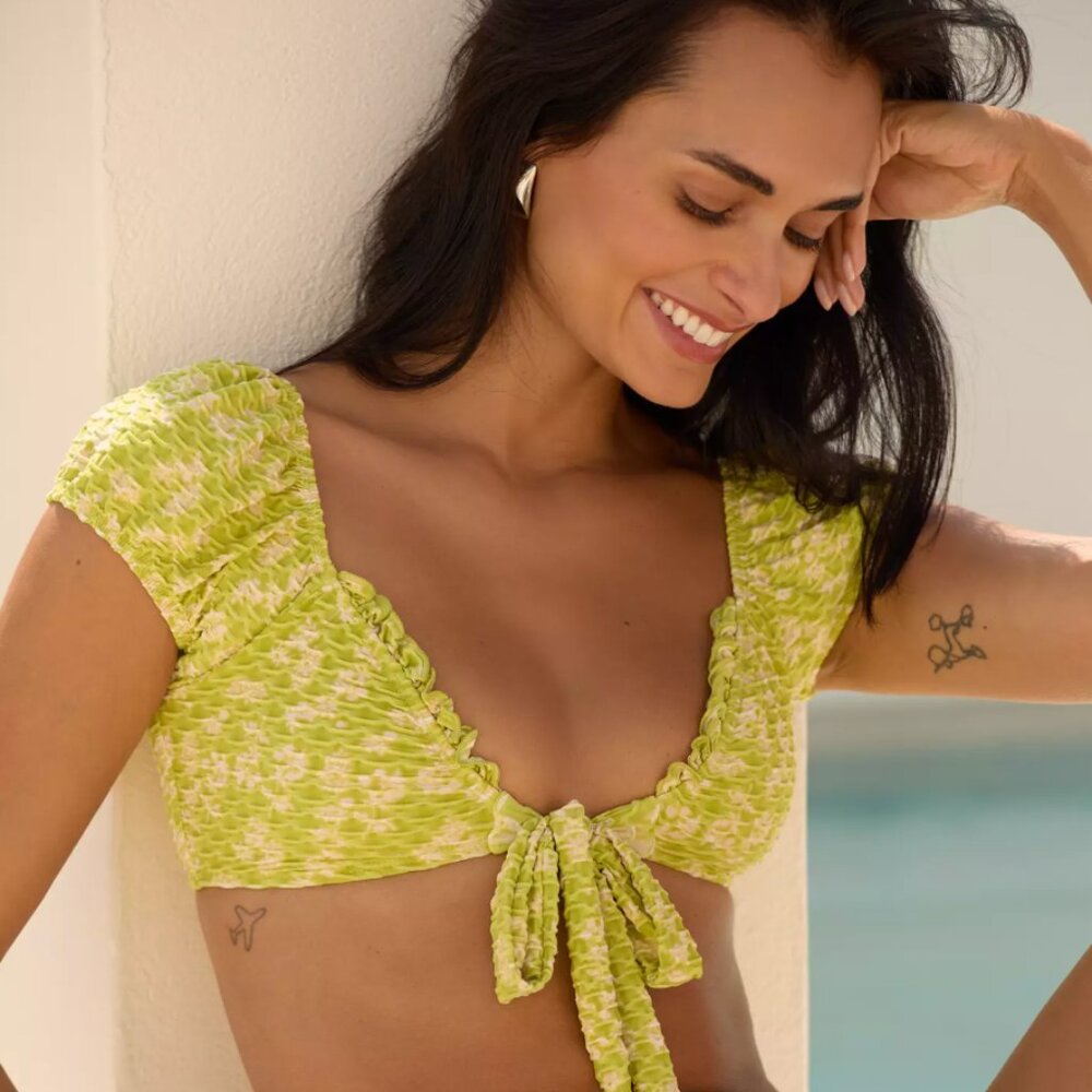Sexy wrap bikini top
